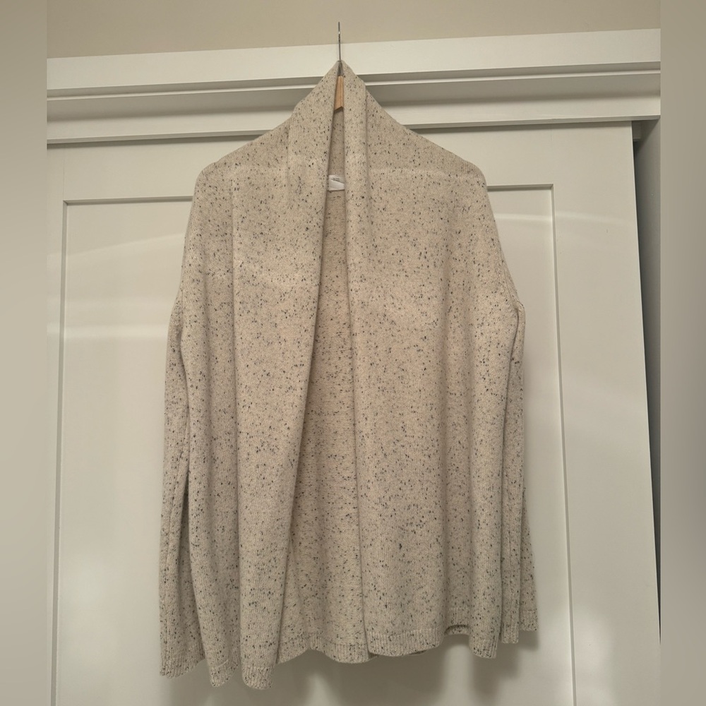 SOLD Club Monaco Cashmere Shawl Collar Open Cardigan